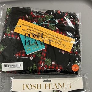 Posh Peanut Levi ruffle footie